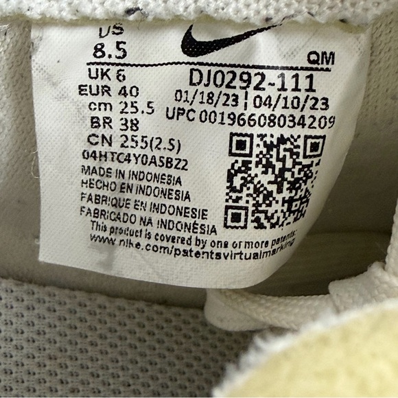 Nike Blazer Low Platform “Sail Vivid Sulfur” Colorway Sneakers - Picture 9 of 9